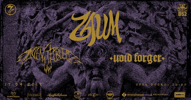 7INC prezintă  Zaum, Ancient Emblem & Void Forger live B52