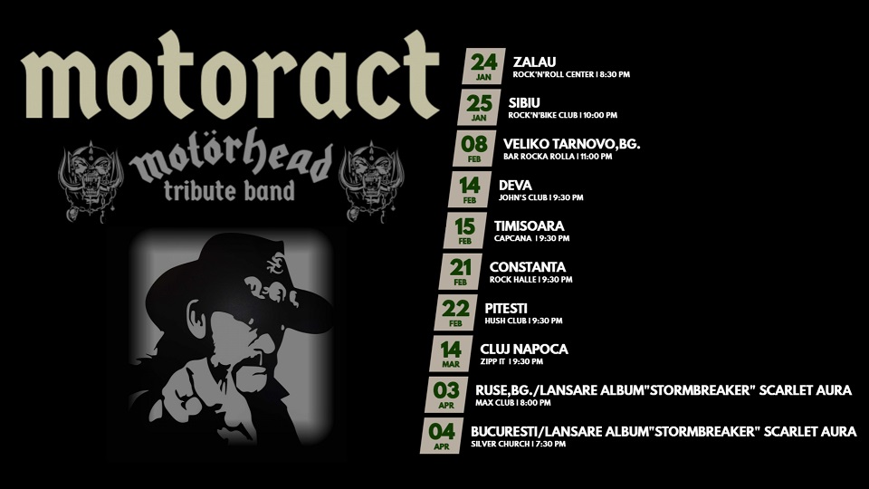 MotorACT – trupa Motorhead Tribute in turneu!