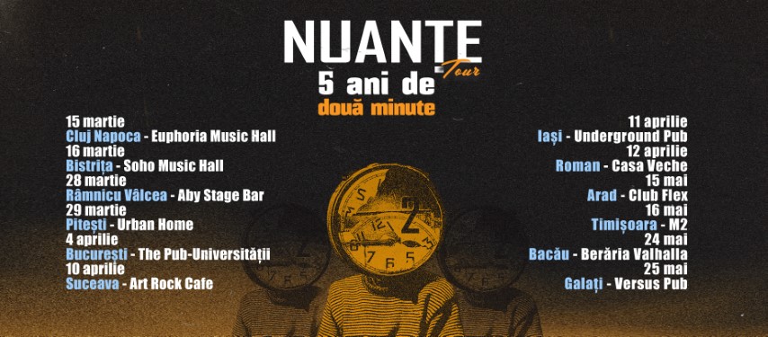 Trupa Nuanțe pornesc la drum prin țară cu un turneu aniversar.