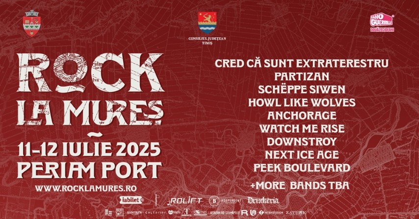 Primii artiști confirmați la Rock la Mureș: Cred Că Sunt Extraterestru, Partizan, Schëppe Siwen și alții