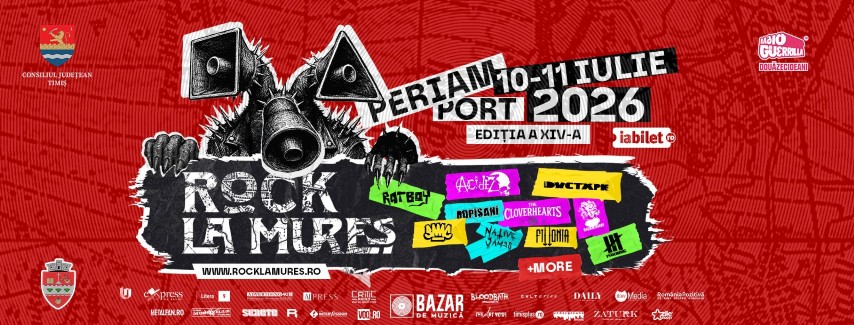 Festivalul Rock la Mureș anunță un nou val de trupe pentru ediția din acest an