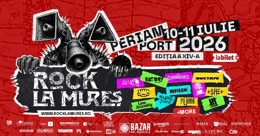 Rock la Mureș 2026 anunță noi confirmări: Lone Assembly (Elveția) și +SHE+ (România)