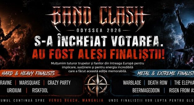 Odyssea Band Clash 2026 își desemnează finaliștii: Zece trupe europene urcă pe scenă